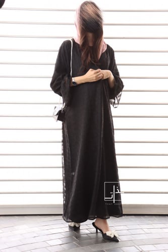 عباية الدانتيل الراقية #224