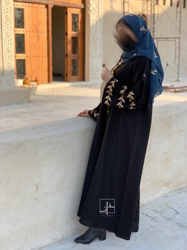 عباية بتطريز ذهبي #239