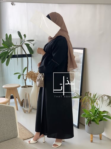 عباية كريب بتطريز #177