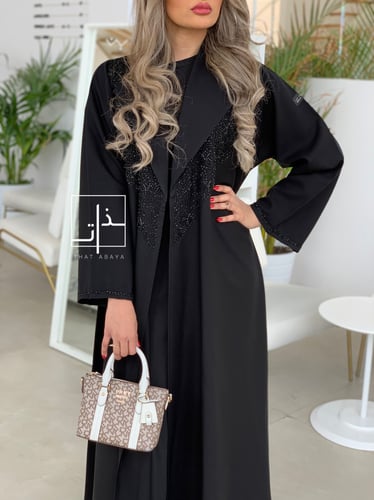 عباية مزينة بشك فاخر #216