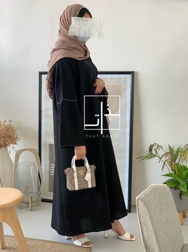 عباية كريب بتطريز #177