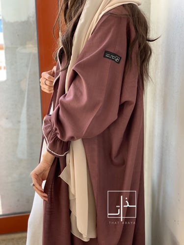 عباية مزينة ب لؤلؤ #218