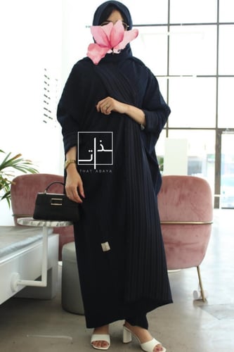 عباية للين مقلم #154