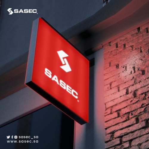 لوحة جانبية مضاءة