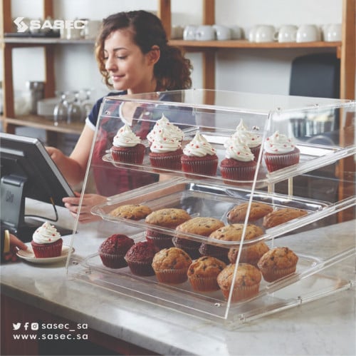 منظم وعارض منتجات مع رفوف 53x43x40cm