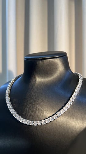 عقد زركون تصميم الماس تنس فاخر