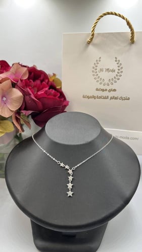 تشوكر فضة نجوم مميز