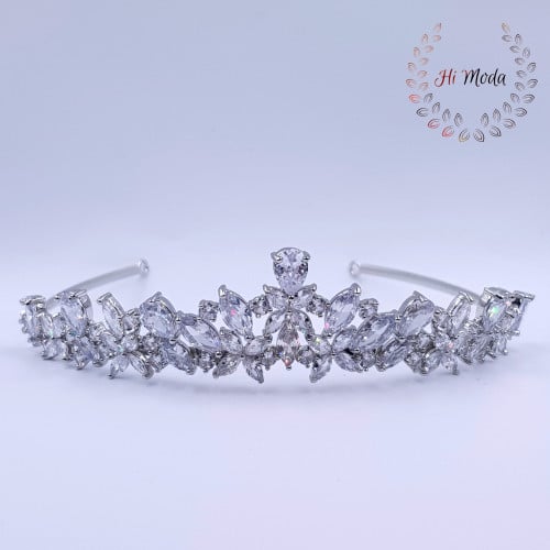 تاج مناسبات مرصع بزركون فاخر