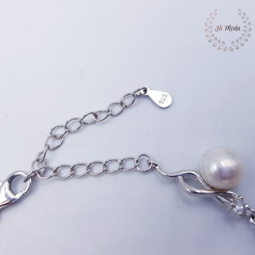 اسورة فضة ولؤلؤ زراعي فاخرة