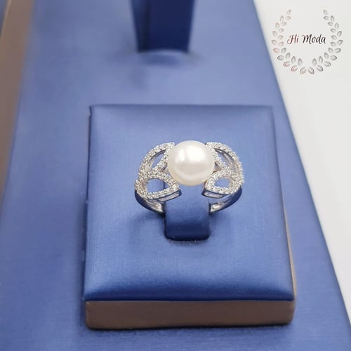 طقم لؤلؤ طبيعي زراعي وفضة تركية جودة عالية