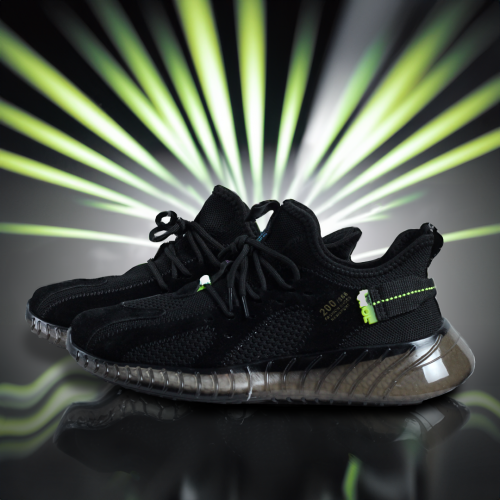 حذاء YZY350 جديد رجالي اسود موديل S302 | ماركة nkr...