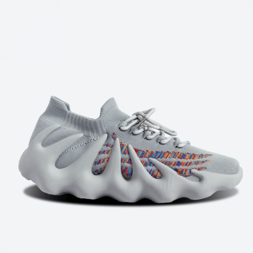 حذاء قماش نسائي رصاصي