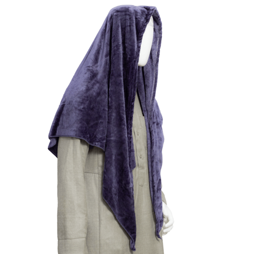 شماغ فروه لون رمادي غامق