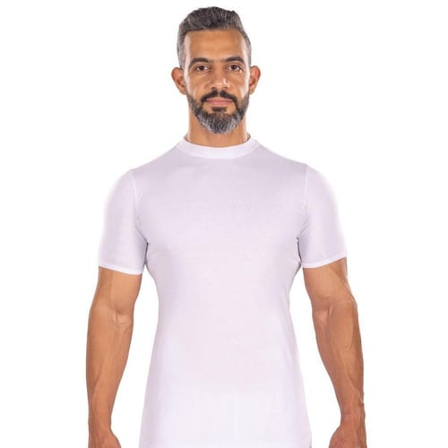 فانلة رجالي نصف كم حلق | ماركة دروش -مقاس خاص