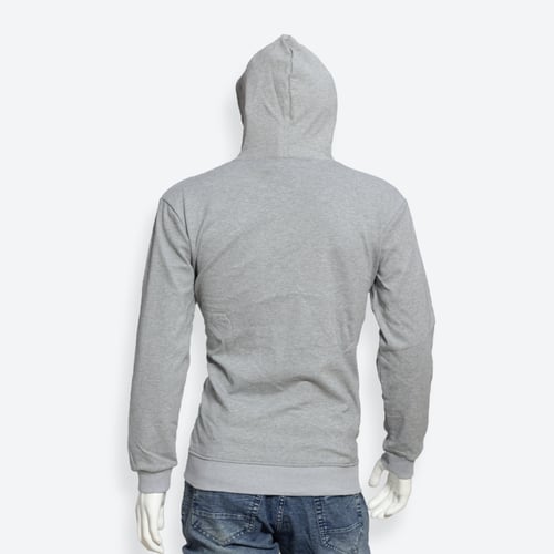 بلوفر رجالي شتوى فروه بقبوع لون رصاصي