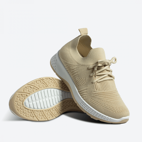 حذاء نسائي قماش بيج | ماركة ستايلش