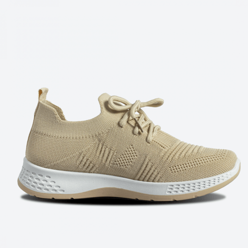 حذاء نسائي قماش بيج | ماركة ستايلش