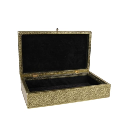 صندوق خشبي مستطيل