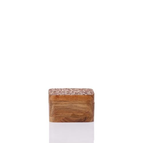 صندوق بخور خشبي حروف وسط