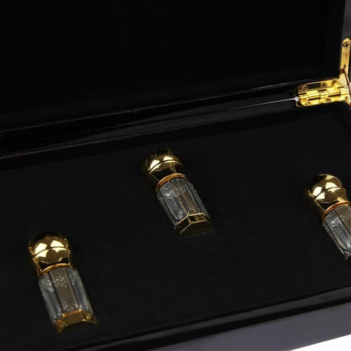 حقيبة أدهان فارغة (6 ربع) بعلبة خشبية فاخرة