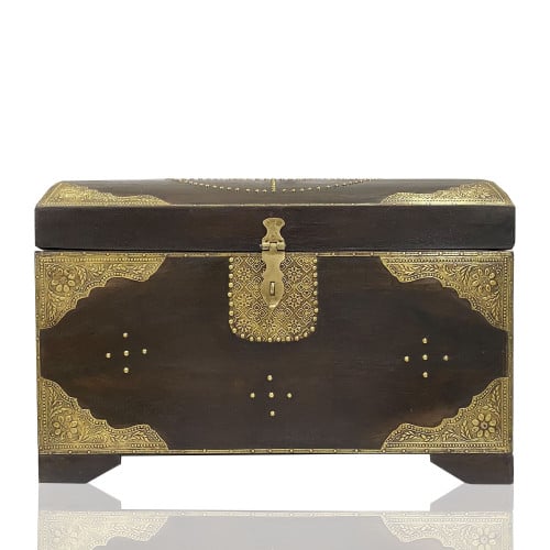 صندوق هندي فاخر ذهبي