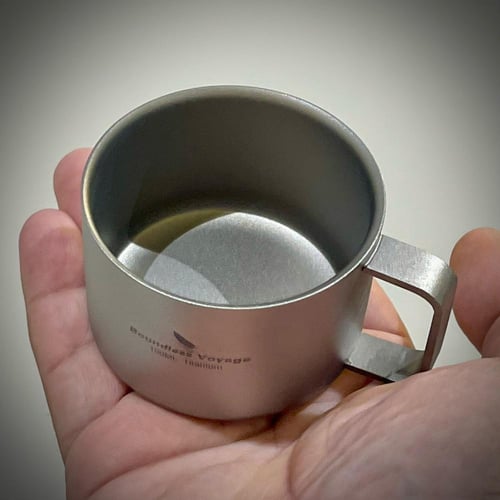 كوب قهوة المسافر ( 100 ) مل - تيتانيوم
