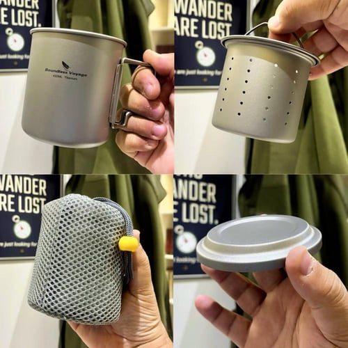 كوب الرحال - تيتانيوم ( 420 ) مل