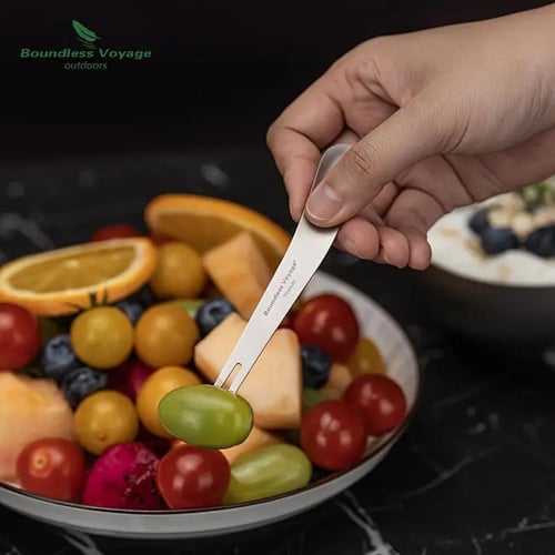 شوكة فواكه متعددة الاستخدامات - تيتانيوم