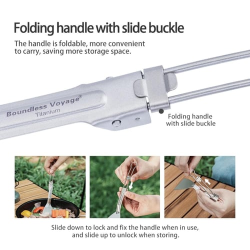 مشحاف أطعمة قابل للطي - تيتانيوم