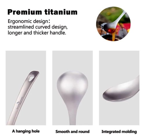 مغرفة طعام - تيتانيوم