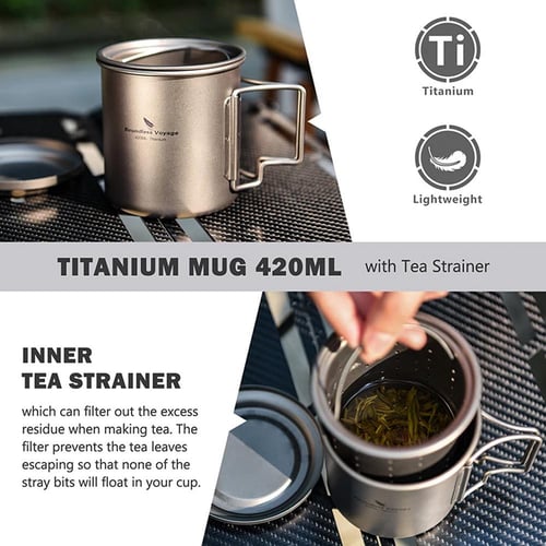 كوب الرحال - تيتانيوم ( 420 ) مل