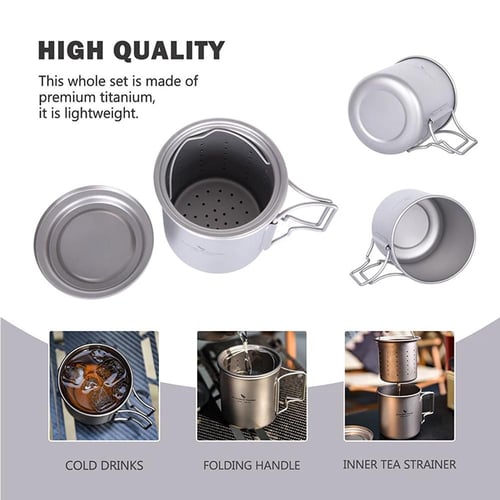 كوب الرحال - تيتانيوم ( 420 ) مل