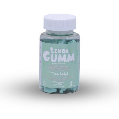 ليندا جم - بيوتين - 60 علكة -LindaGum- Biotin- 60...
