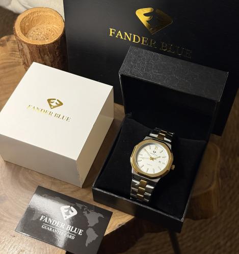 ساعة فندربلو مكس مينا ابيض