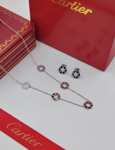 سلسال وحلق كارتير Love