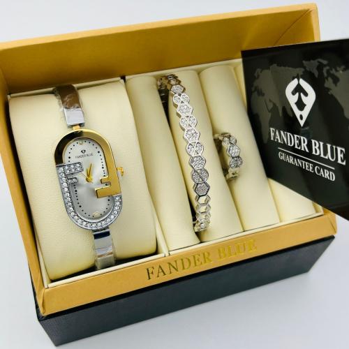 طقم فندربلو زركون تصميم فندي