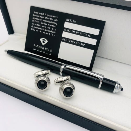 كبك وقلم فندربلو اسود