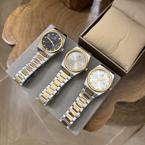 ساعة فندربلو مكس فضي ذهبي