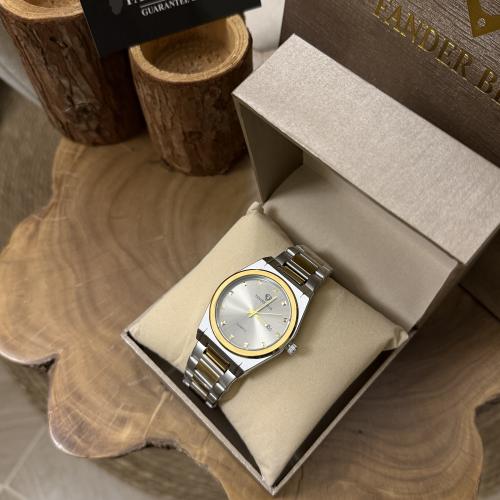 ساعة فندربلو مكس مينا رمادي