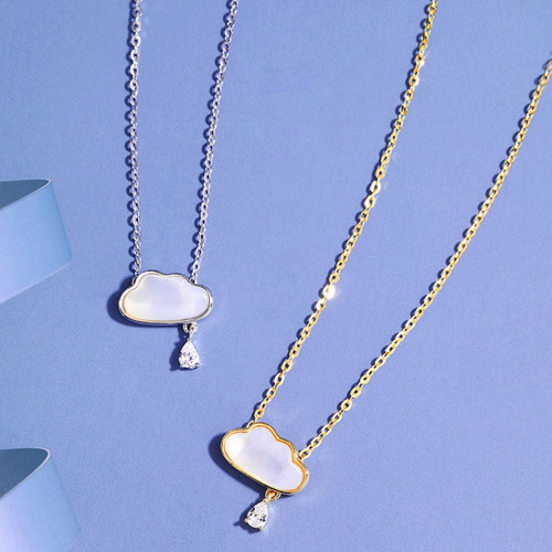 سلسال غيمة لون فضي