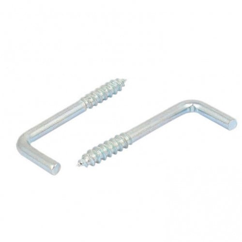 Angle Screw Hook , Grade 4.8 , Zin Plated