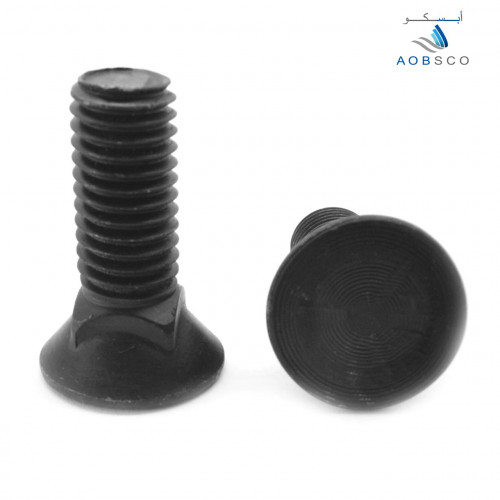 DIN608, Plow Bolt Black, Grad 5