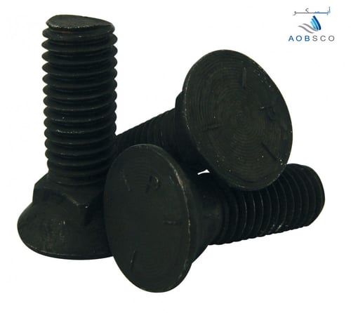 DIN608, Plow Bolt Black, Grad 5