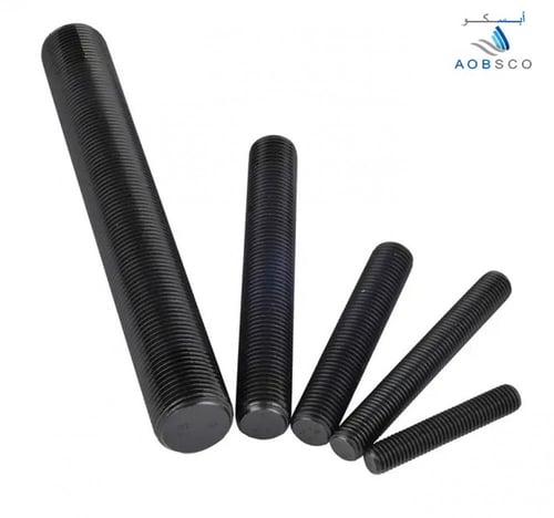 ASTM, Threaded Rod, Grade B7 , Black Plated, Sizes...