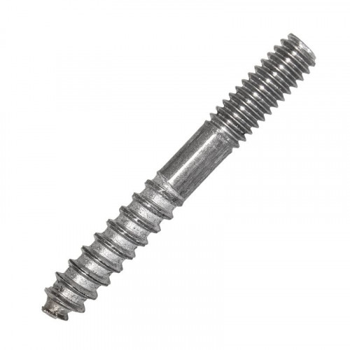 Coarse Thread Hanger Bolt Plain Center , Zinc Plat...