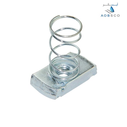 Long Spring Nut, Zinc Plated