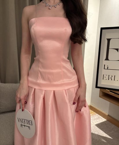 فستان ميمو وردي