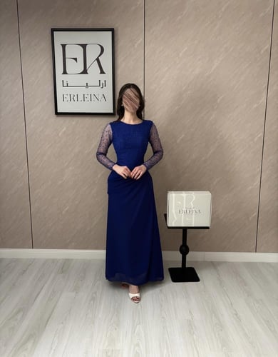 فستان ريما ازرق