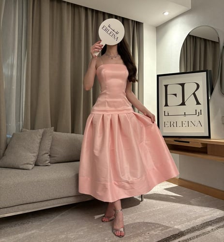 فستان ميمو وردي