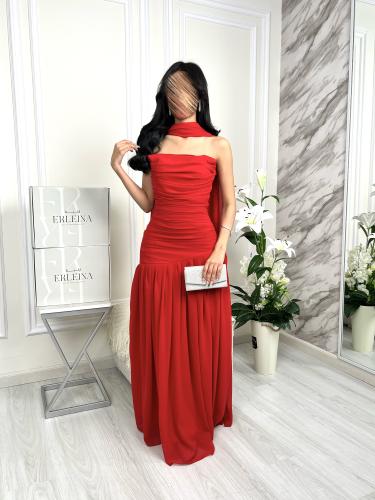 فستان انجي احمر